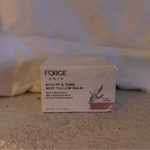 FORGE Skin Sculpt & Tone Beef Tallow Balm Moisturizer – White (Vanilla Lavender)